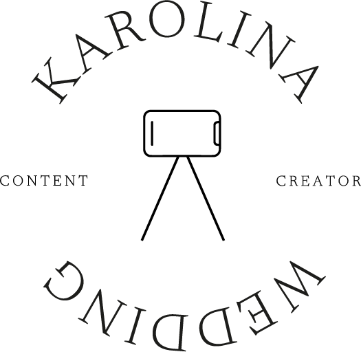 logo karolina wedding content creator